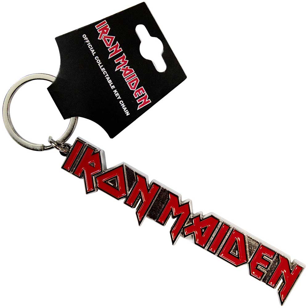 Iron Maiden Keychain Logo With Tails by Rock Off Trade