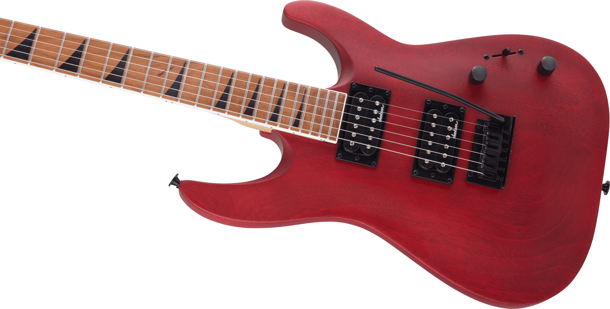 Jackson JS Series Dinky® Arch Top JS24 DKAM, Caramelized Maple Fingerboard, Red Stain by FMIC