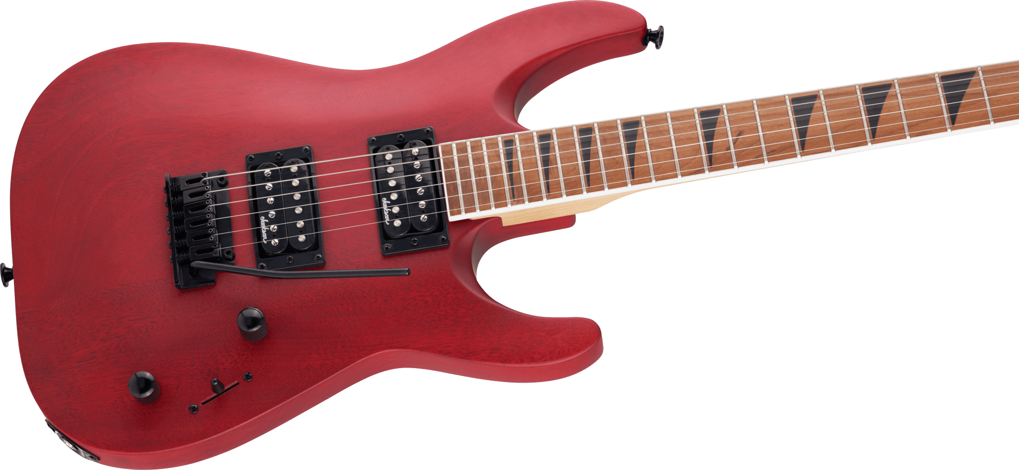 Jackson JS Series Dinky® Arch Top JS24 DKAM, Caramelized Maple Fingerboard, Red Stain by FMIC