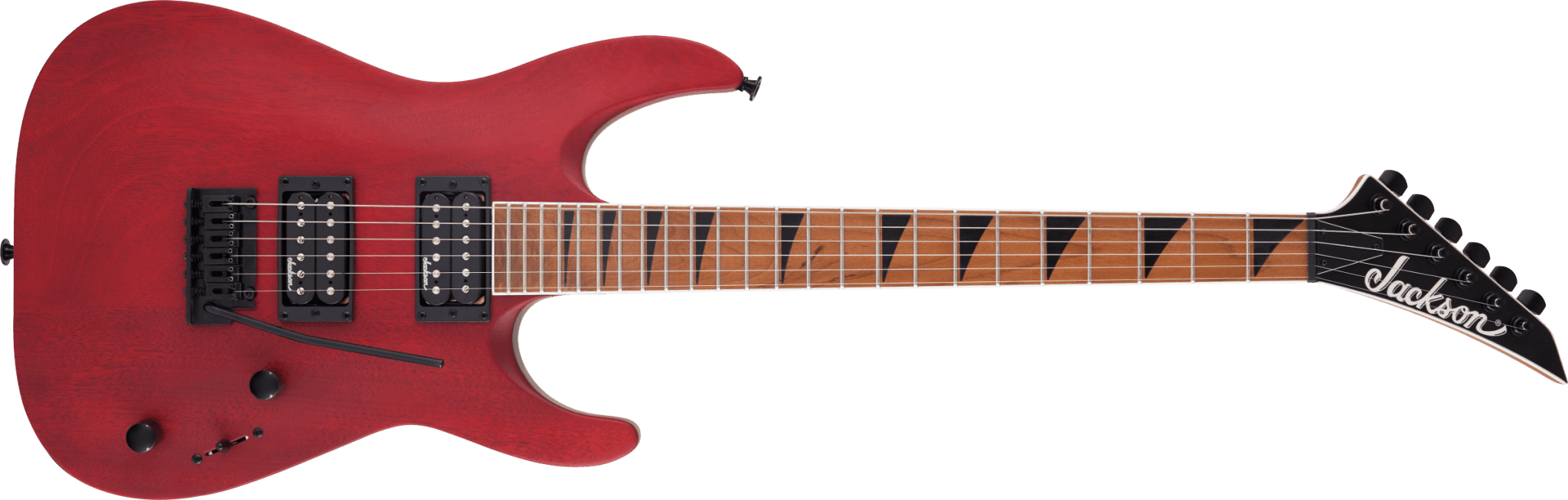 Jackson JS Series Dinky® Arch Top JS24 DKAM, Caramelized Maple Fingerboard, Red Stain by FMIC