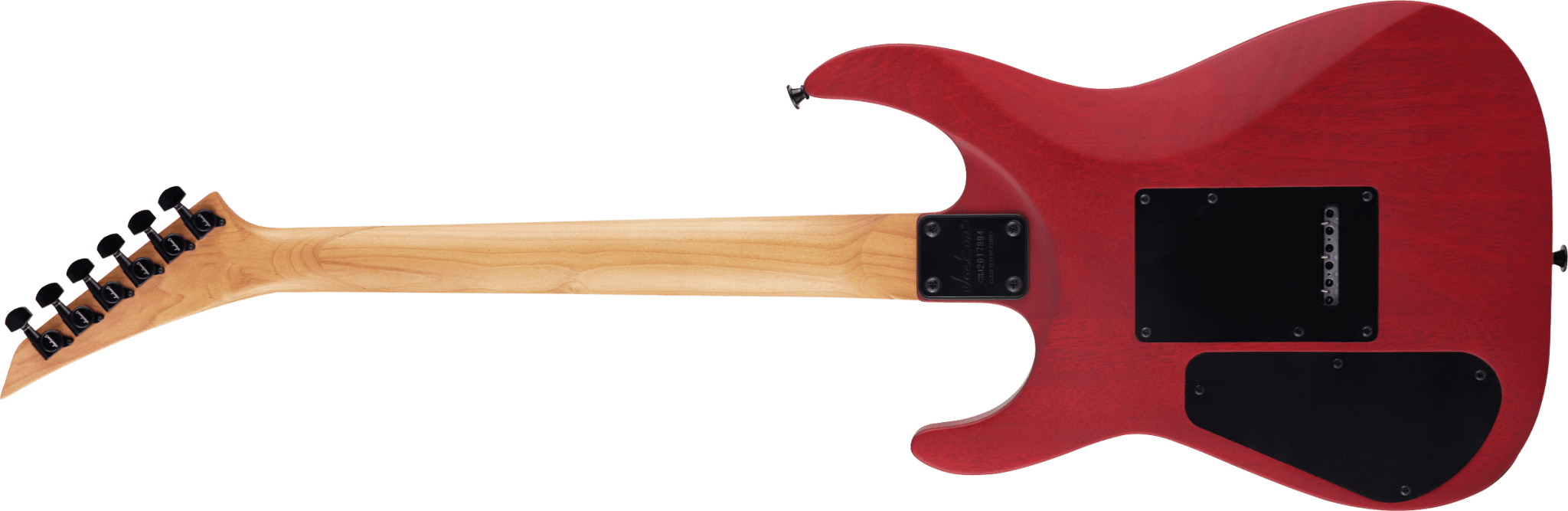 Jackson JS Series Dinky® Arch Top JS24 DKAM, Caramelized Maple Fingerboard, Red Stain by FMIC