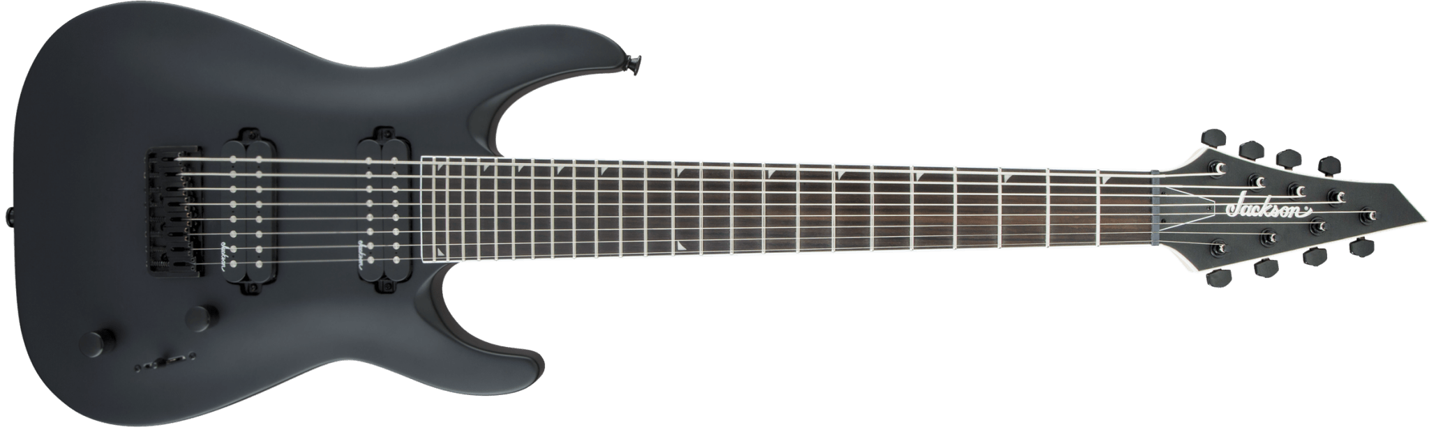 Jackson JS Series Dinky® Arch Top JS32 - 8 DKA HT, Amaranth Fingerboard, Satin Black by FMIC