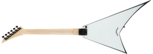 Jackson JS Series Rhoads JS32T, Amaranth Fingerboard, White w/ Black Bevels by FMIC