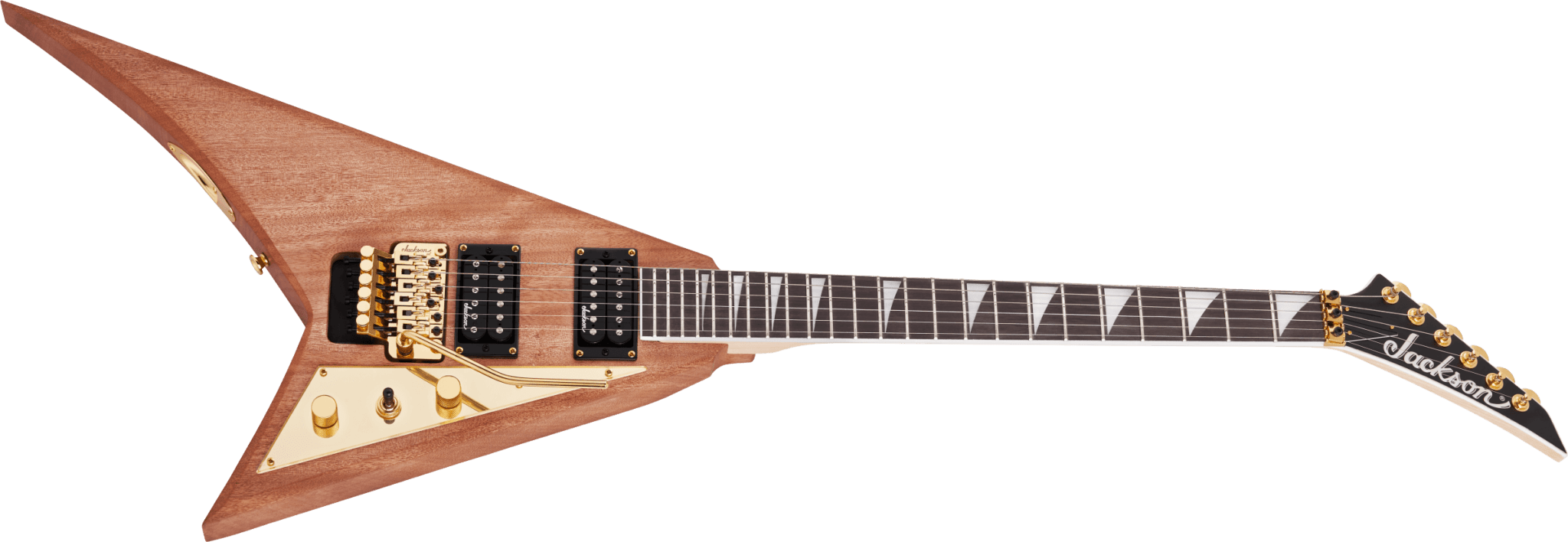 Jackson JS Series Rhoads MAH JS32, Amaranth Fingerboard, Natural by FMIC