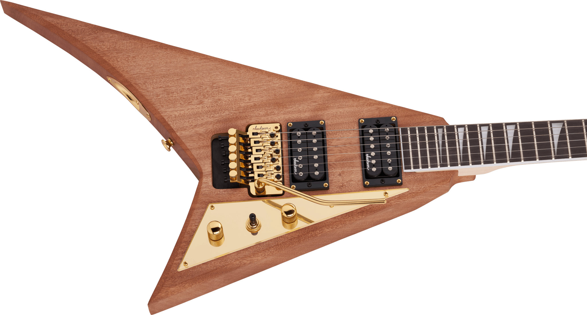 Jackson JS Series Rhoads MAH JS32, Amaranth Fingerboard, Natural by FMIC