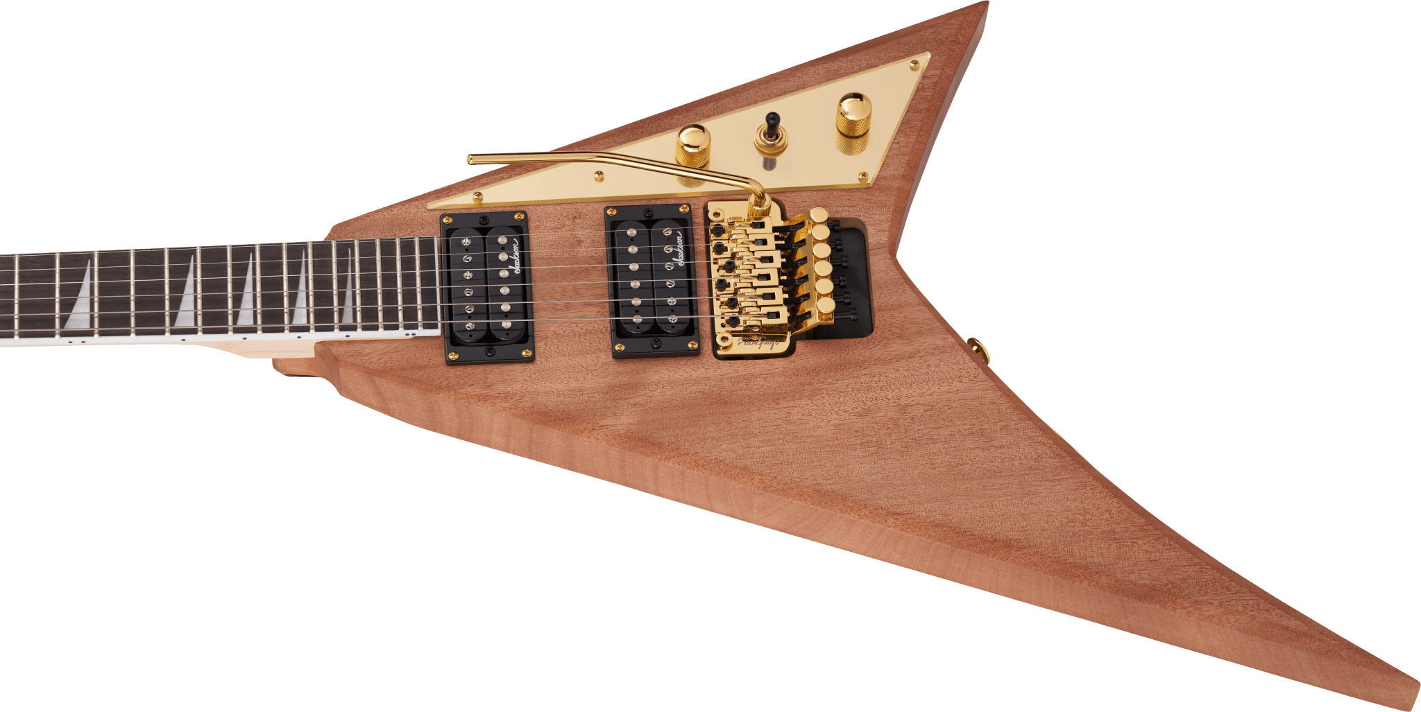 Jackson JS Series Rhoads MAH JS32, Amaranth Fingerboard, Natural by FMIC