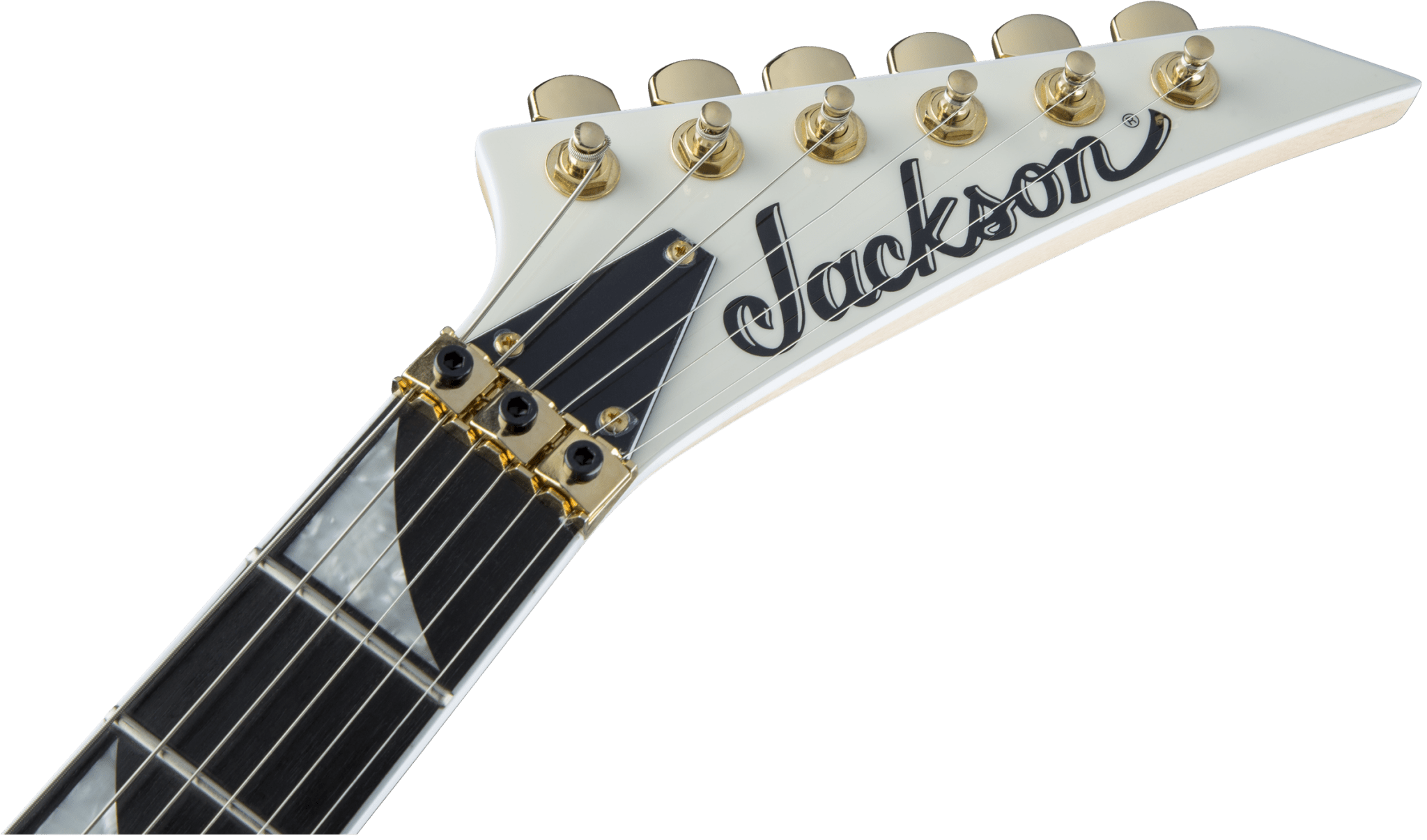 Jackson Pro Series Rhoads RR3, Ebony Fingerboard, Ivory with Black Pinstripes by FMIC