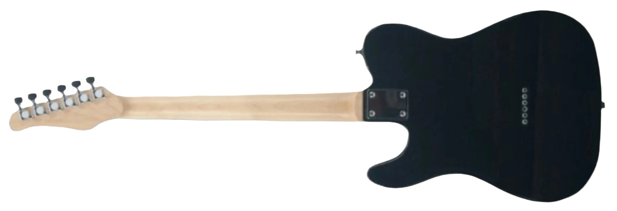 Jay Turser TL Style Lightweight Solid Body Electric Guitar, Black by Coast Music