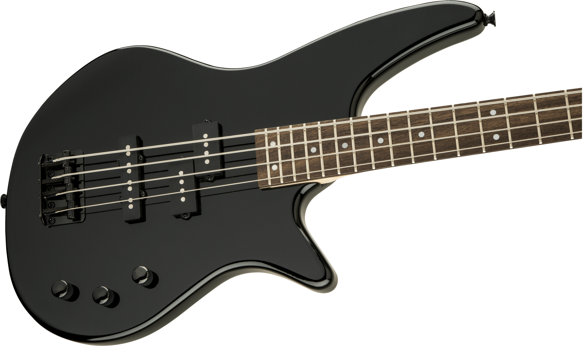 JS Series Spectra Bass JS2, Laurel Fingerboard, Gloss Black by FMIC