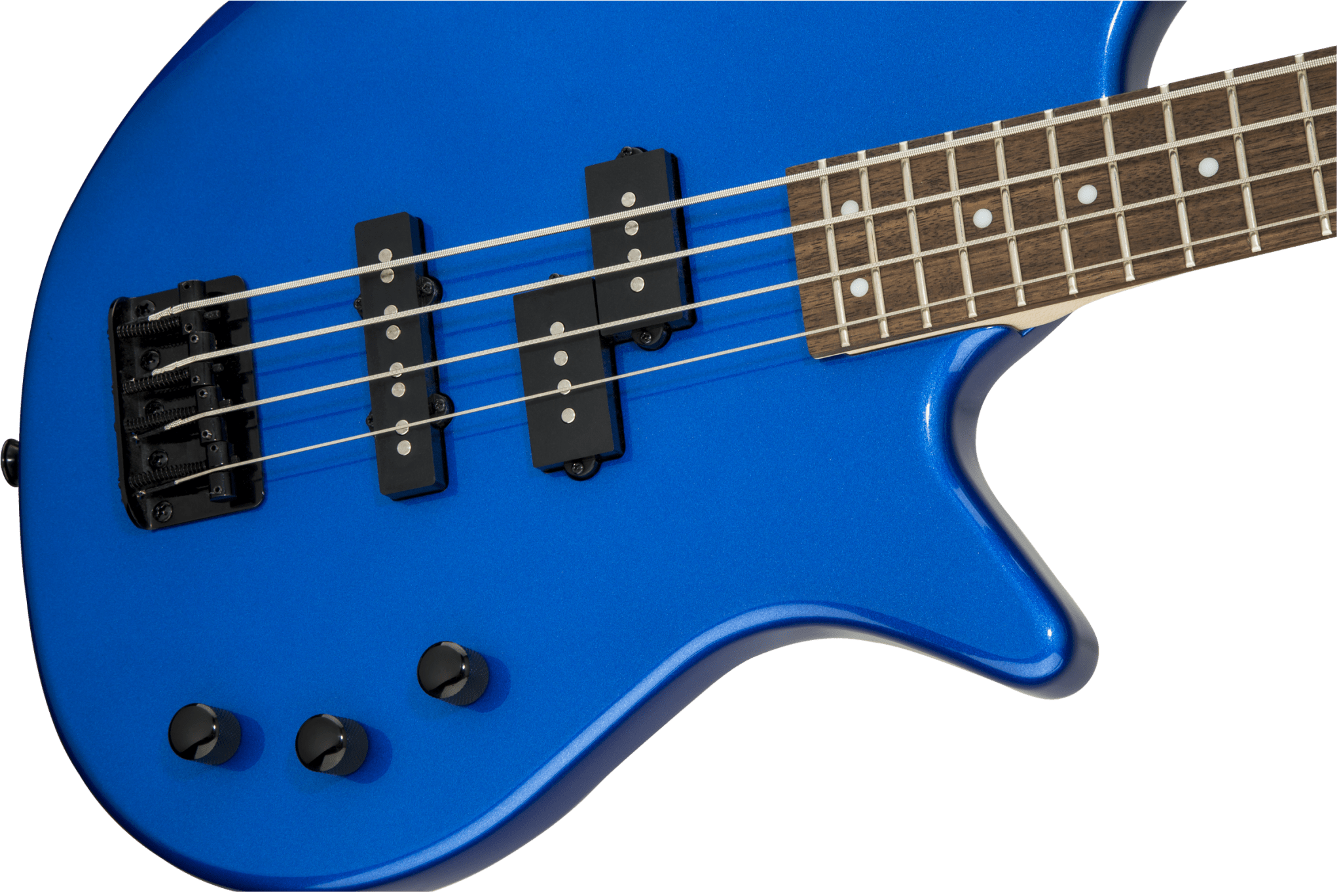 JS Series Spectra Bass JS2, Laurel Fingerboard, Metallic Blue by FMIC