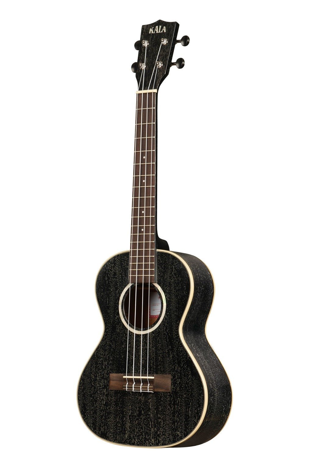 KALA All Solid Salt & Pepper Doghair Mahogany Tenor Ukulele With Bag by Coast Music