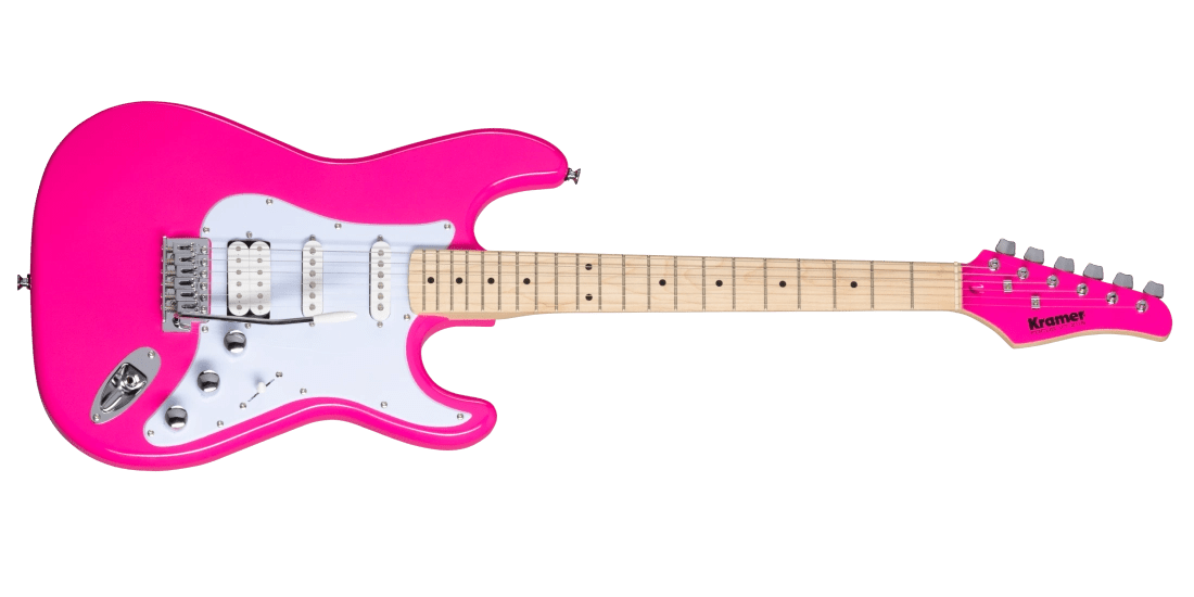 Kramer Focus VT - 211S Electric Guitar - Hot Pink by Yorkville