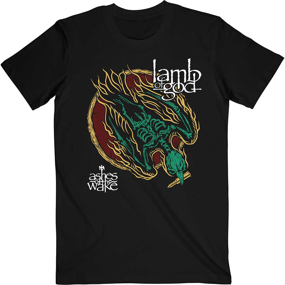 Lamb Of God Unisex T-Shirt: Ashes of the Wake by Rock Off Trade