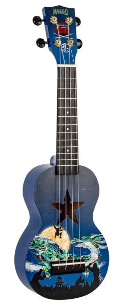 Mahalo Art Series Soprano Ukulele With Bag, Ninja by Coast Music