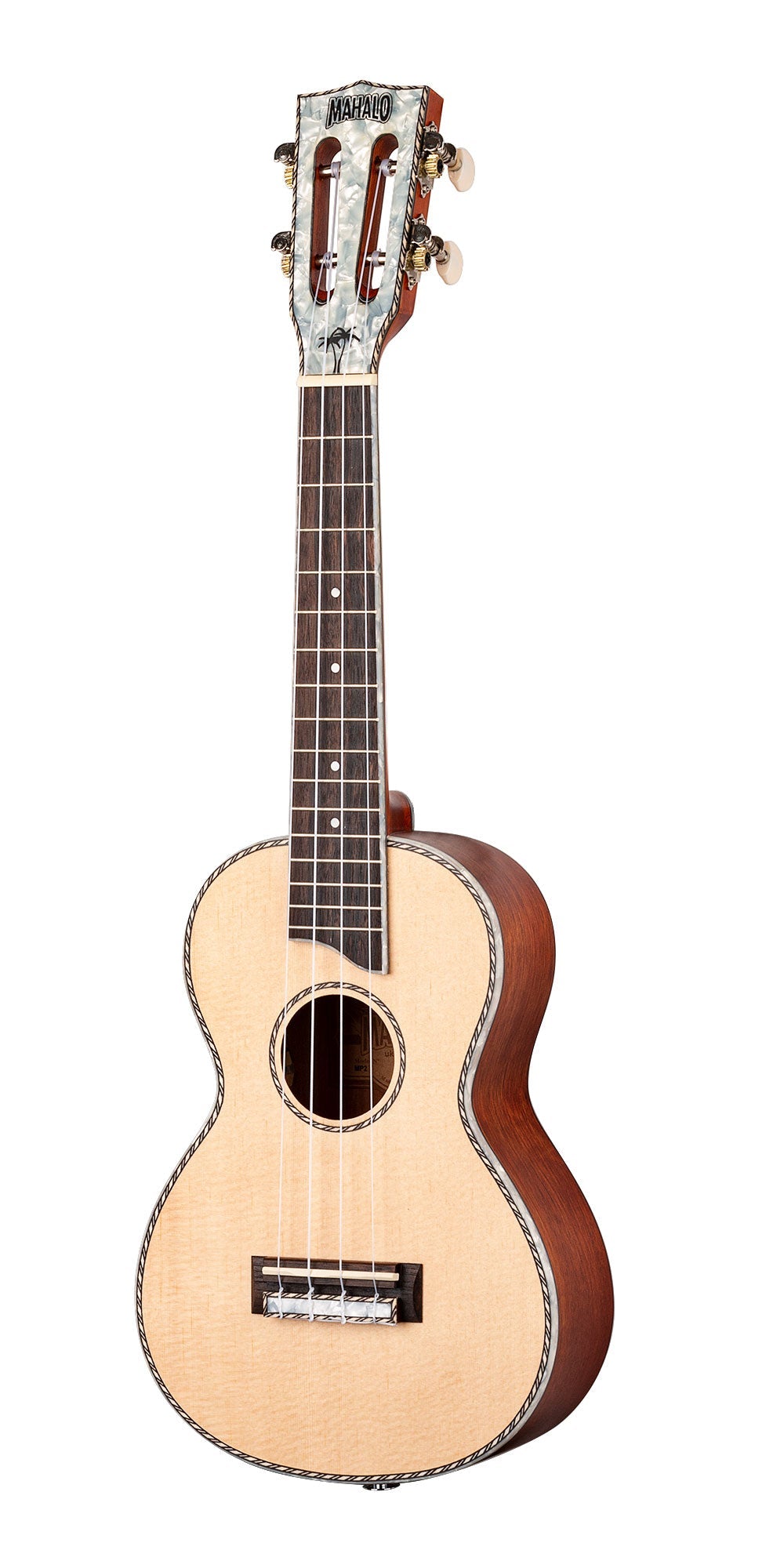 Mahalo Ukuleles Pearl Series Ukulele, Concert by Coast Music