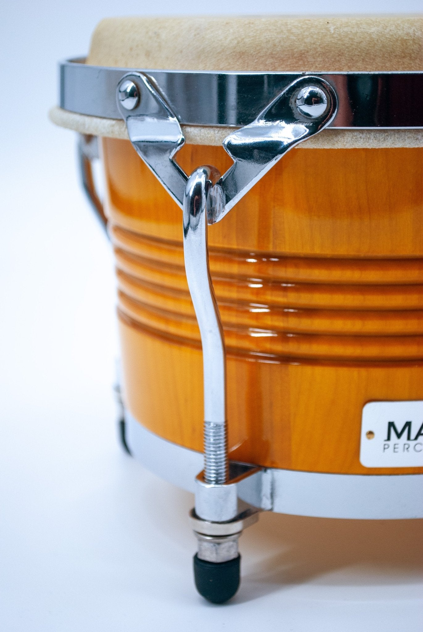 Mano Percussion 7” & 8” Bongo Set With Traditional Rims, Natural by Coast Music