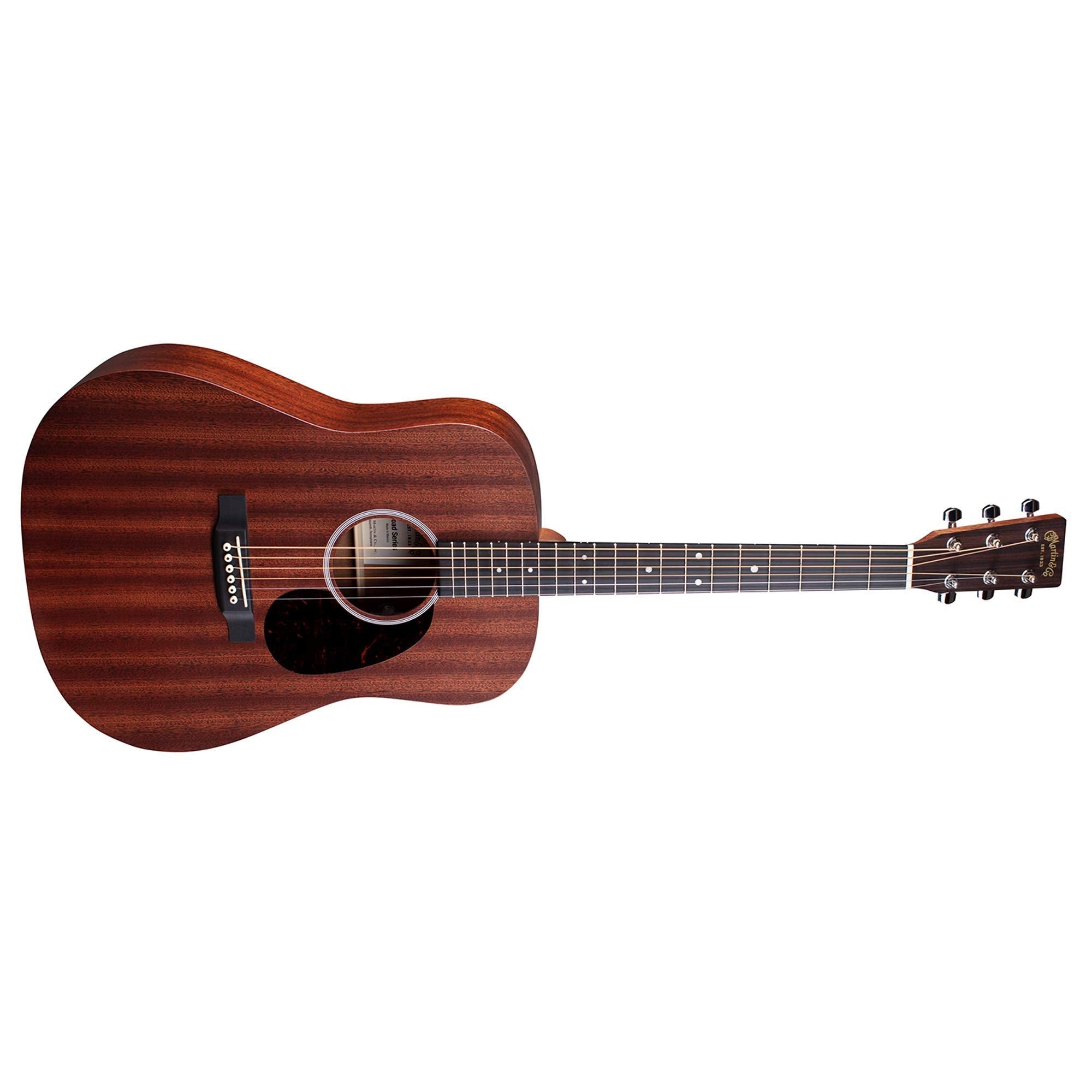 Martin & Co. D - 10E Road Series Dreadnought All Sapele Acoustic/Electric w/ Gig Bag by Martin Guitar Co.