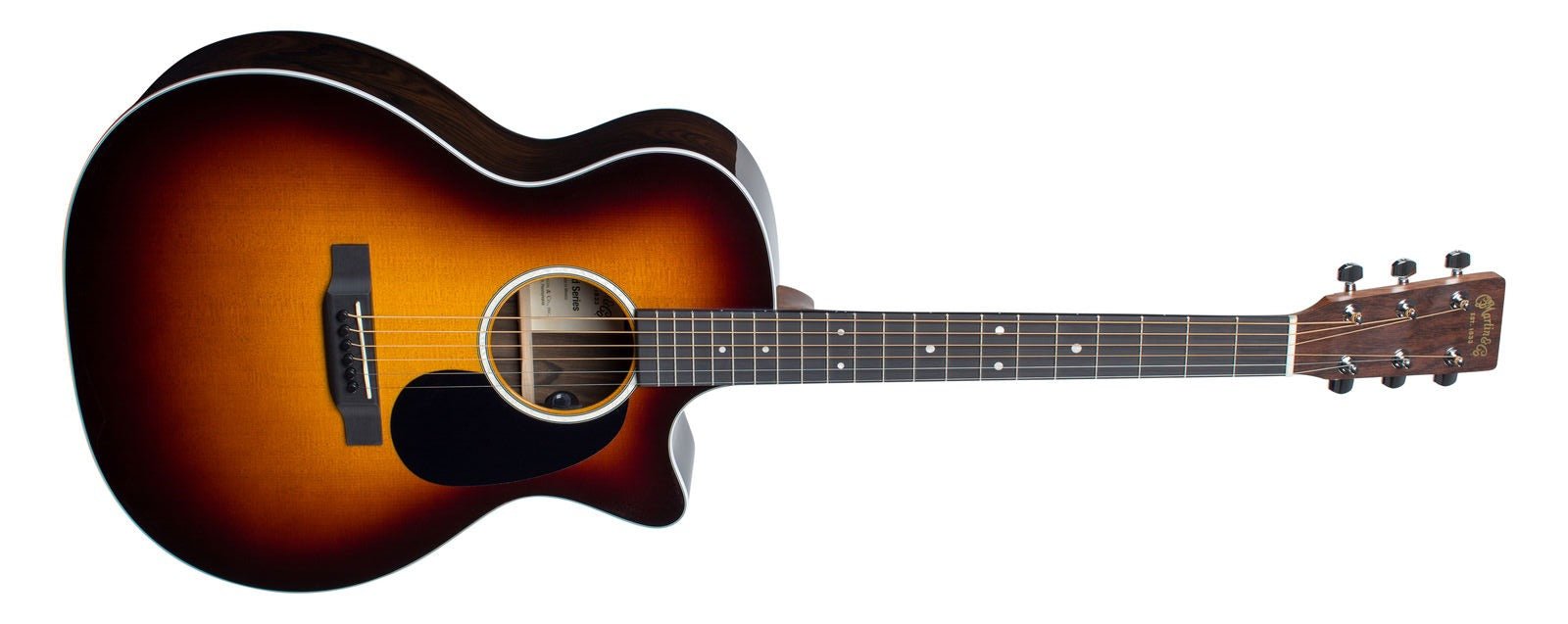 Martin & Co. GPC - 13E Burst Acoustic - Electric Guitar by Martin Guitar Co.