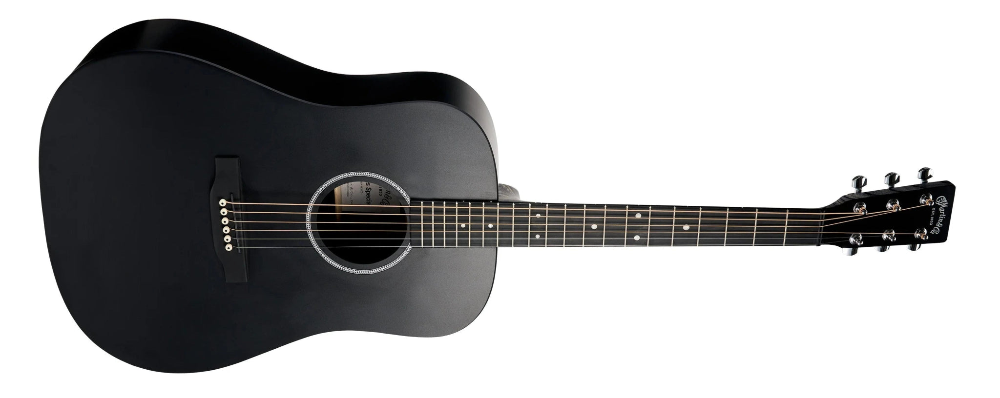 Martin & Co. X Series D - X1 Dreadnought HPL Acoustic Guitar w/ Gigbag, Black by Martin Guitar Co.