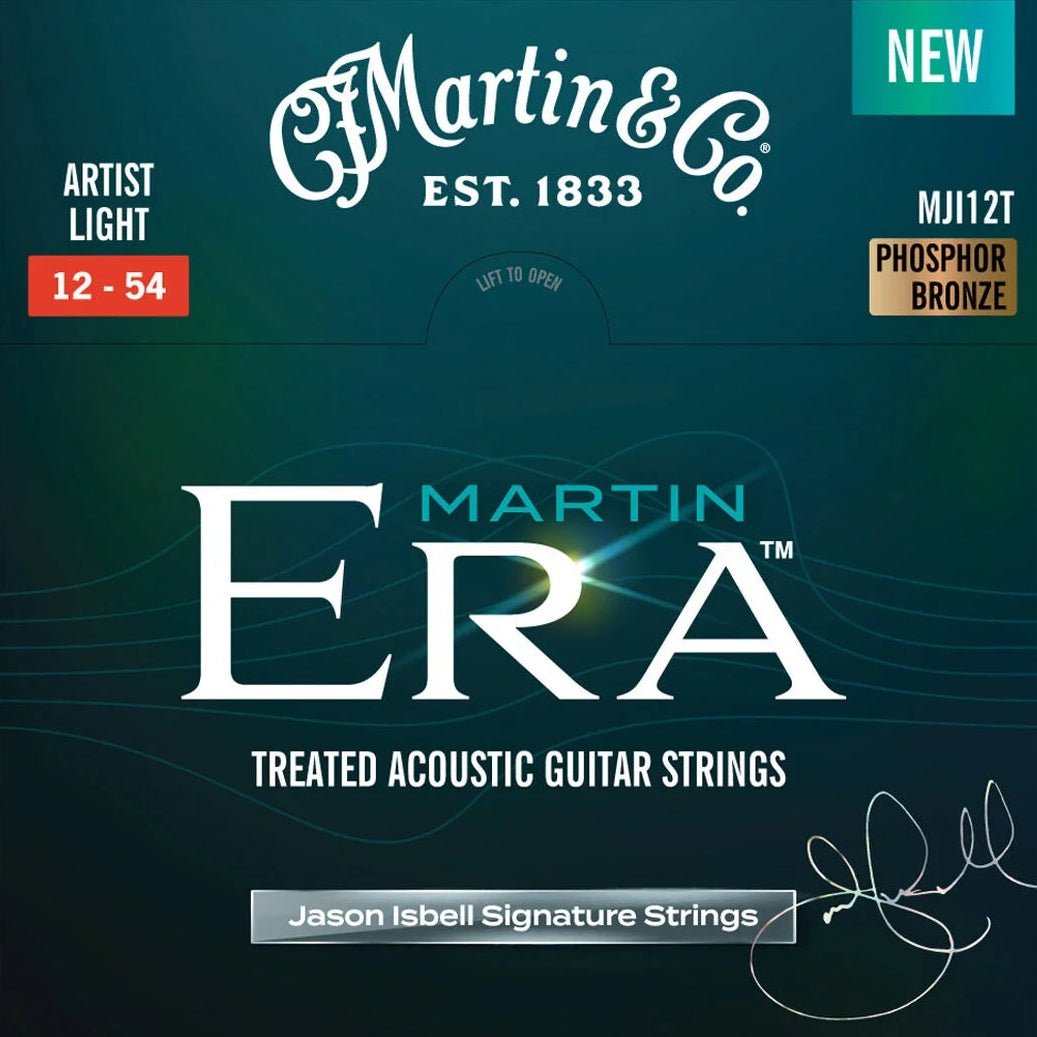Martin Era Jason Isbell Signature Treated Flexible Core Phosphor Bronze Acoustic Guitar Strings by Martin Guitar Co.