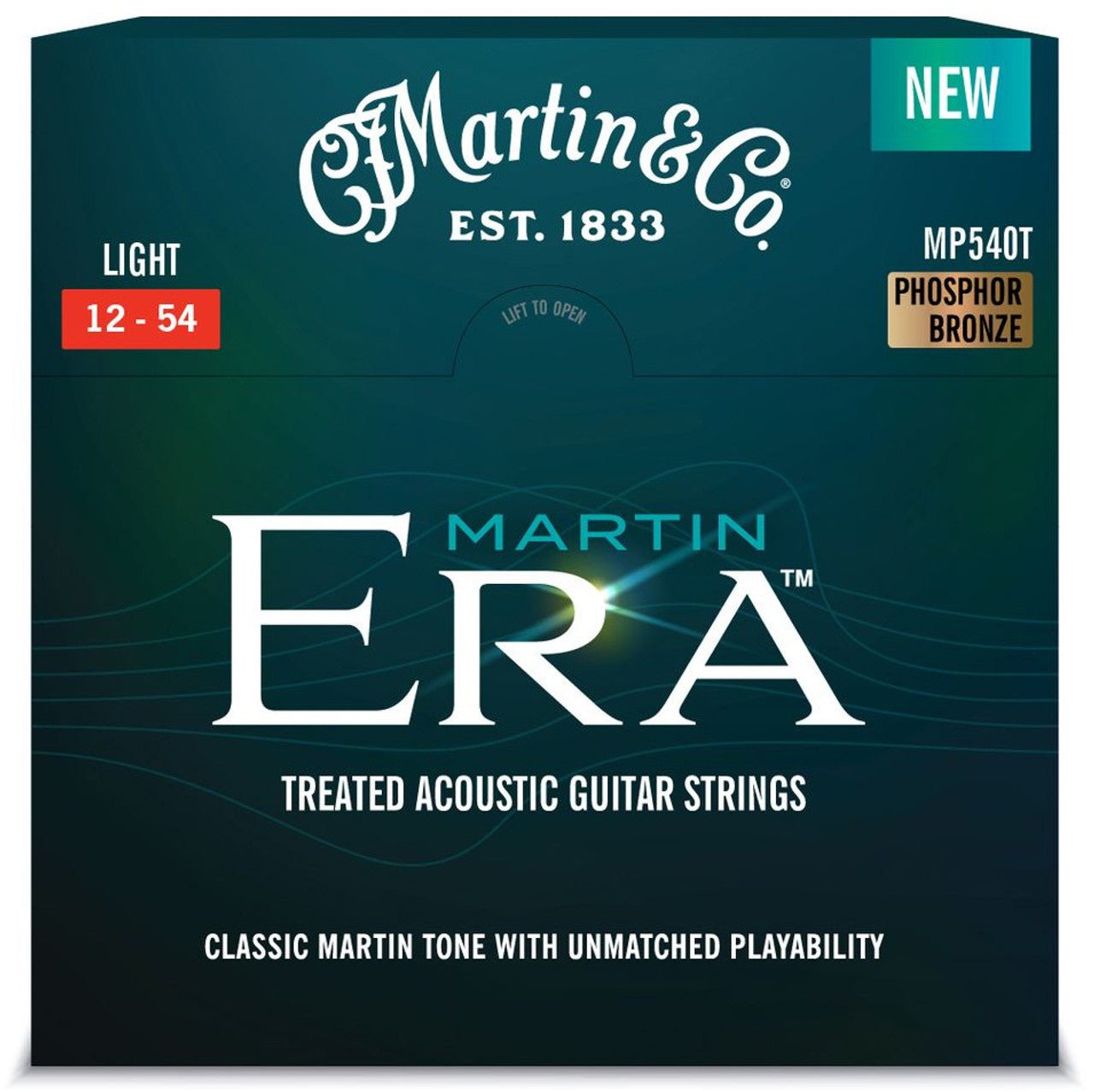 Martin Era Treated Flexible Core Phosphor Bronze Acoustic Guitar Strings by Martin Guitar Co.