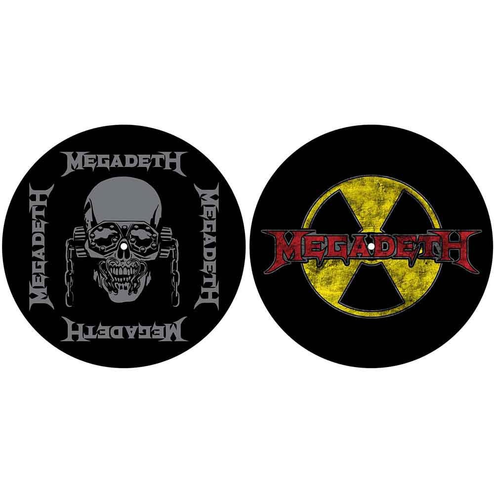MEGADETH TURNTABLE SLIPMAT SET RADIOACTIVE by Rock Off Trade