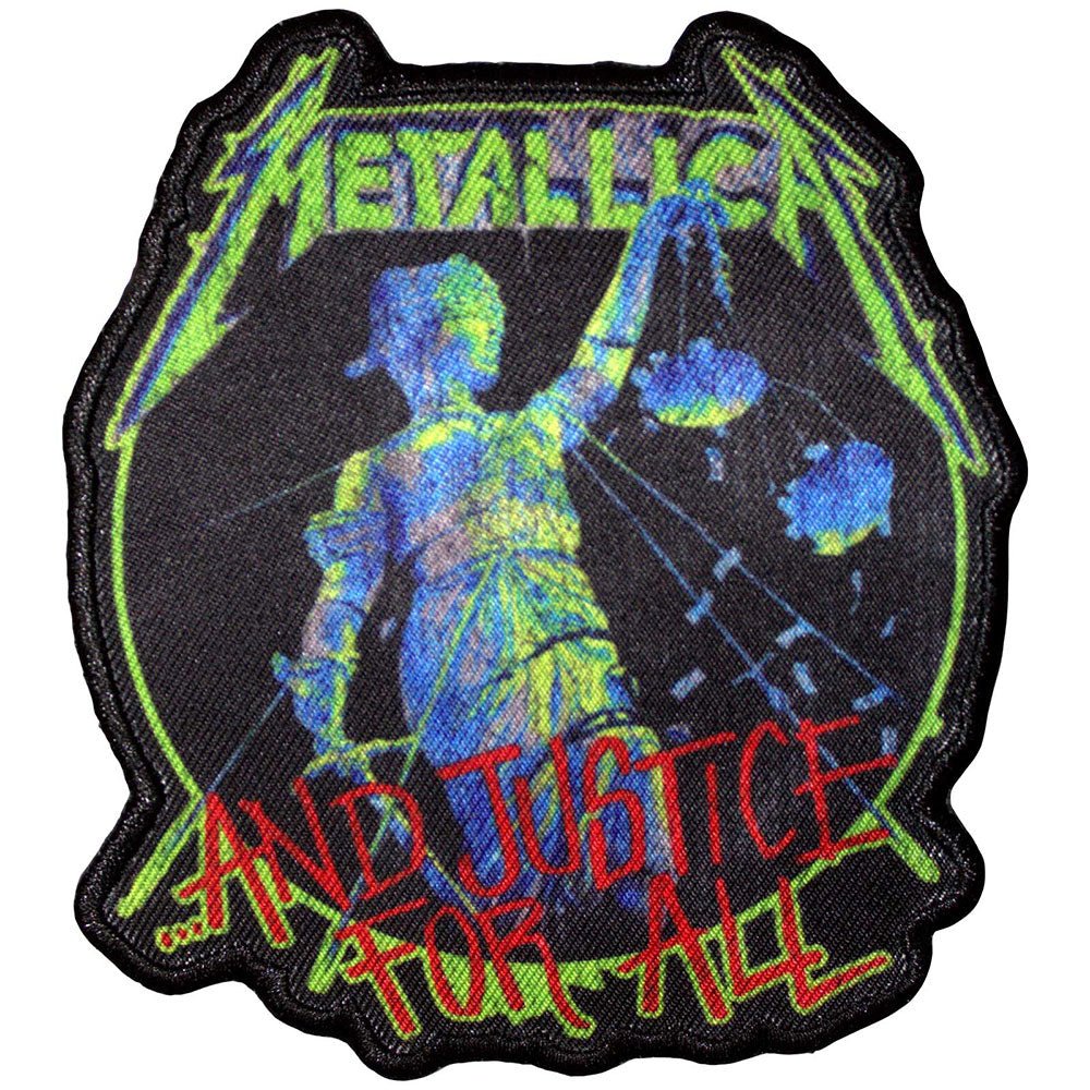 Metallica Printed Patch And Justice For All (Standard) by Rock Off Trade