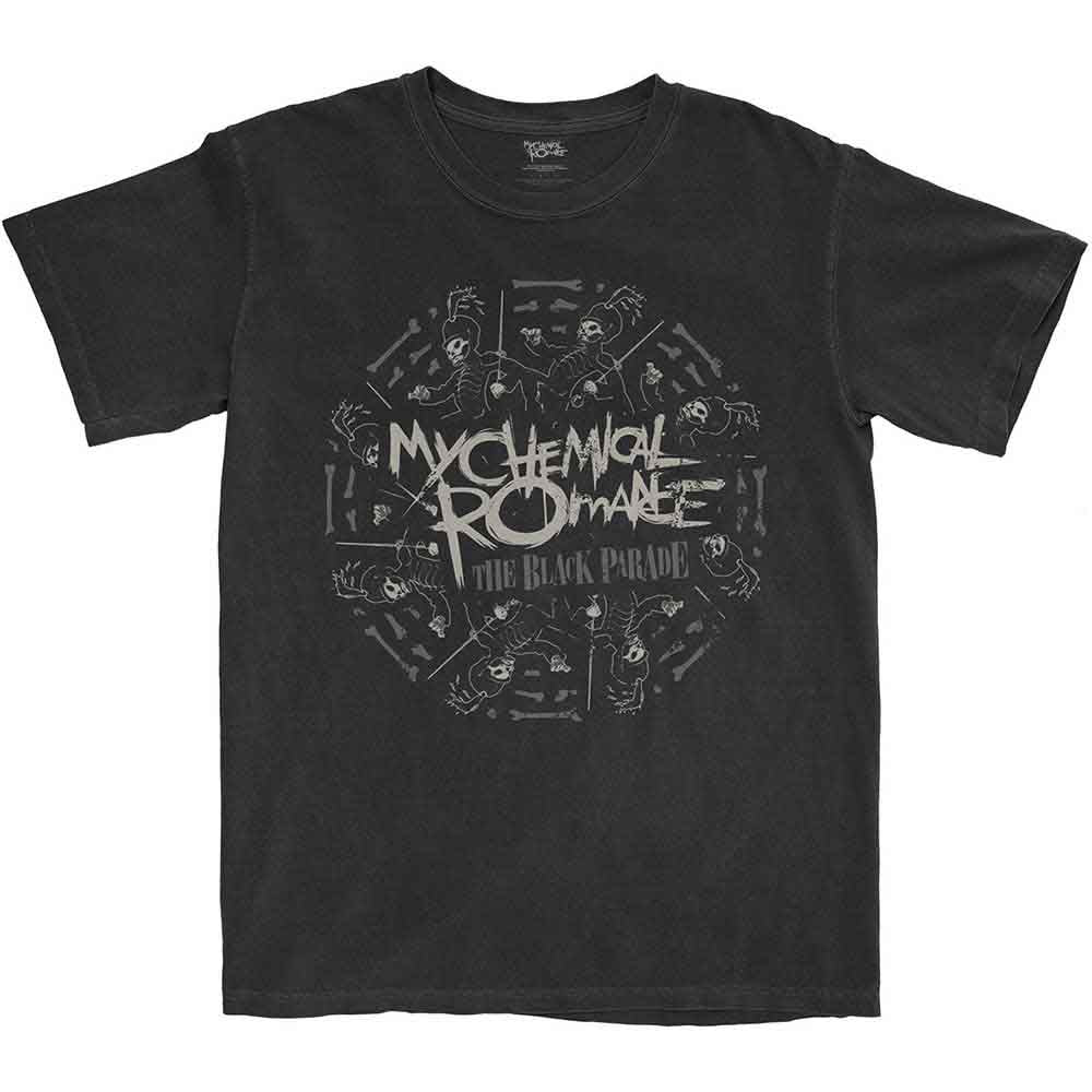 My Chemical Romance Unisex T-Shirt Circle March (Black) by Rock Off Trade