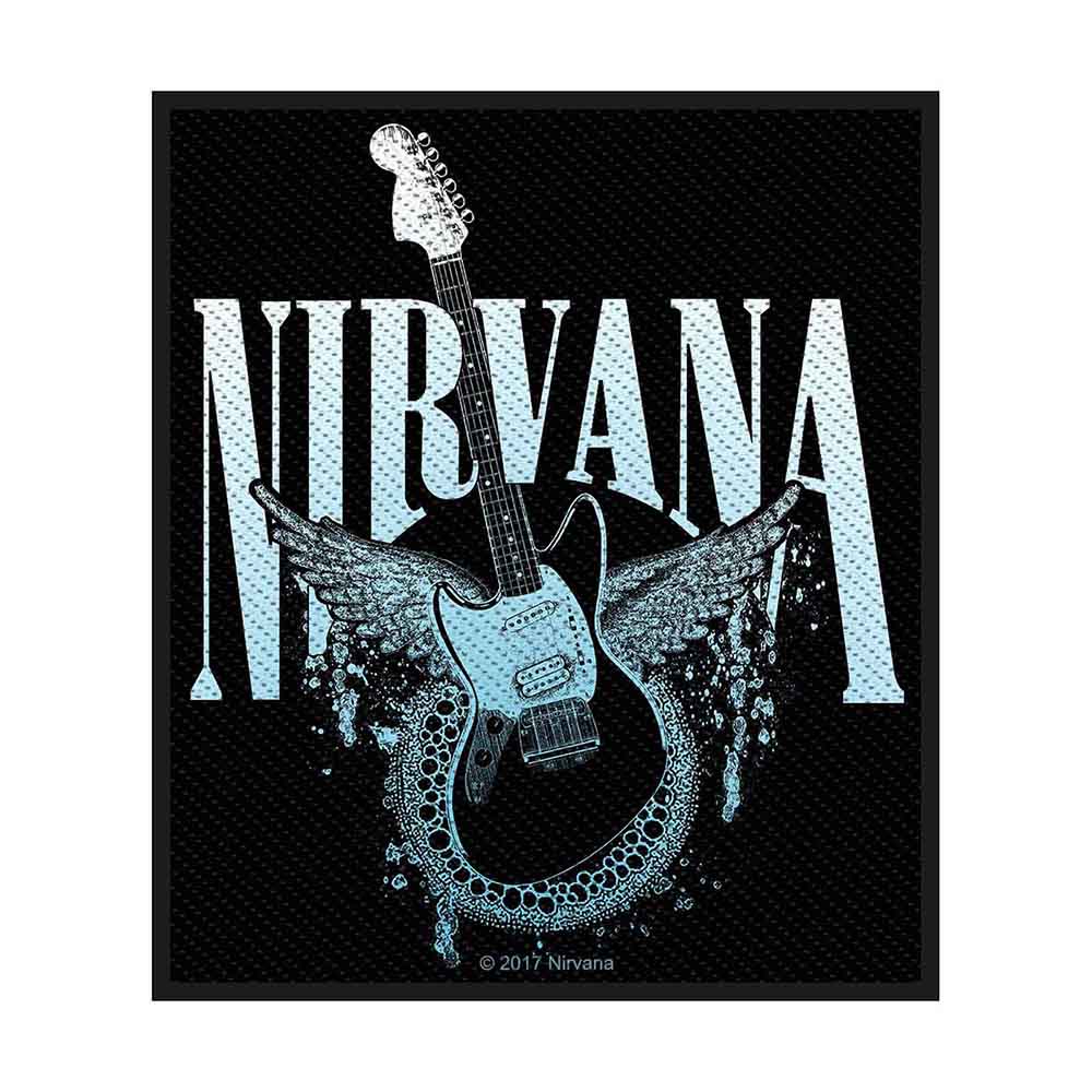 Nirvana Woven Patch Guitar (Standard) by Rock Off Trade
