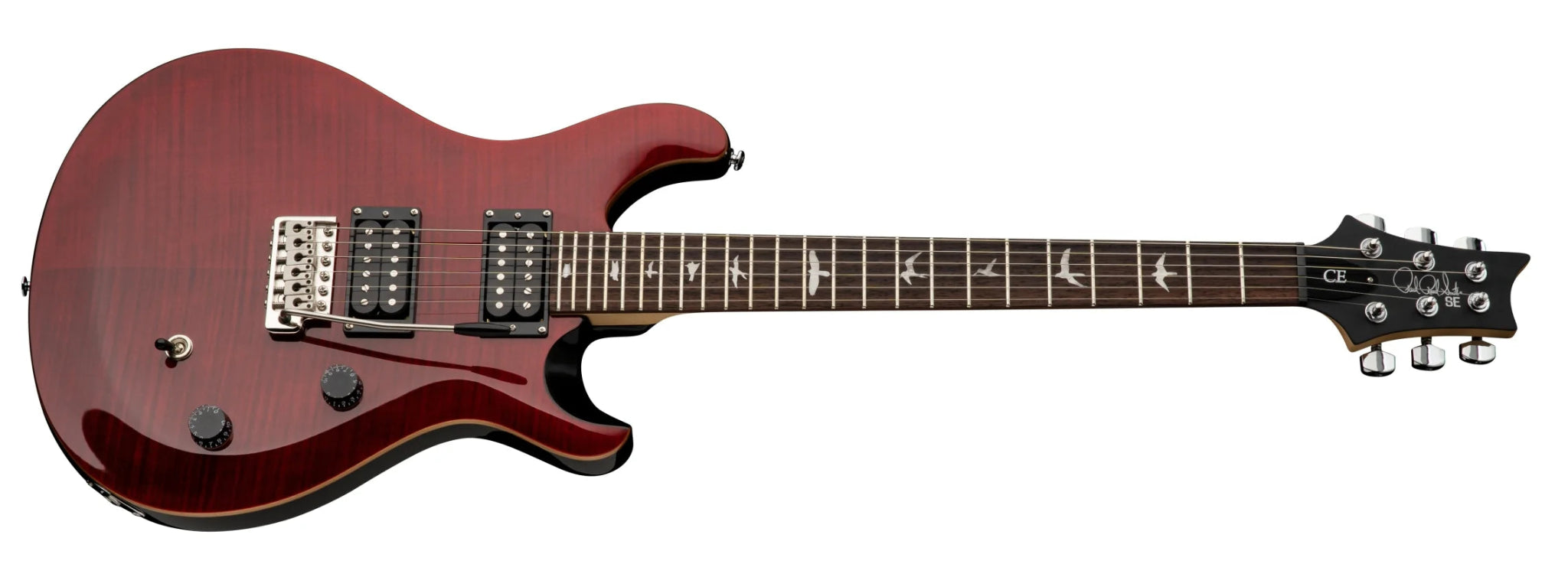 Paul Reed Smith PRS SE CE 24 Electric Guitar w/ Gigbag, Black Cherry by PRS