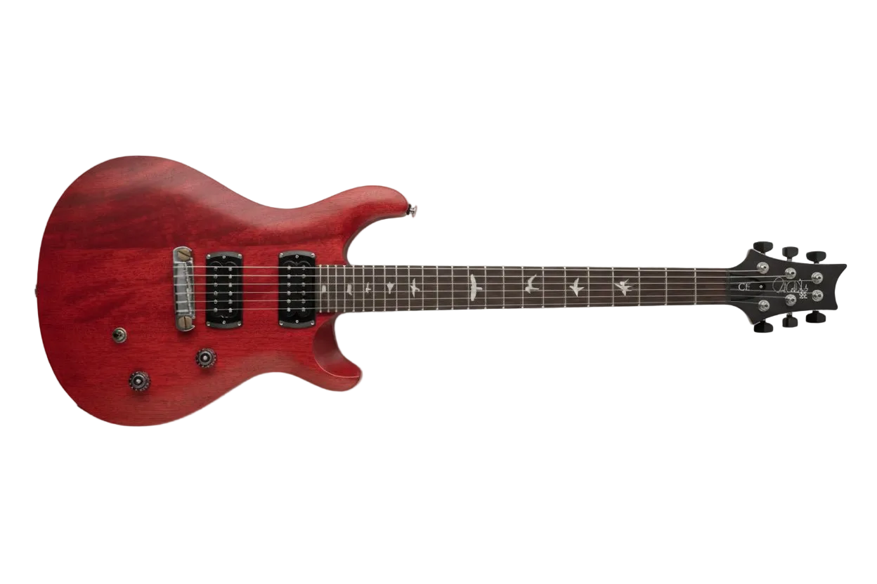 Paul Reed Smith PRS SE CE 24 Standard Satin Stoptail Electric Guitar with Gigbag - Vintage Cherry by PRS