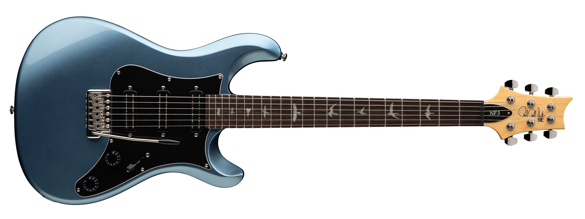 Paul Reed Smith PRS SE NF3 Electric Guitar with Rosewood Fingerboard, Ice Blue Metallic by PRS