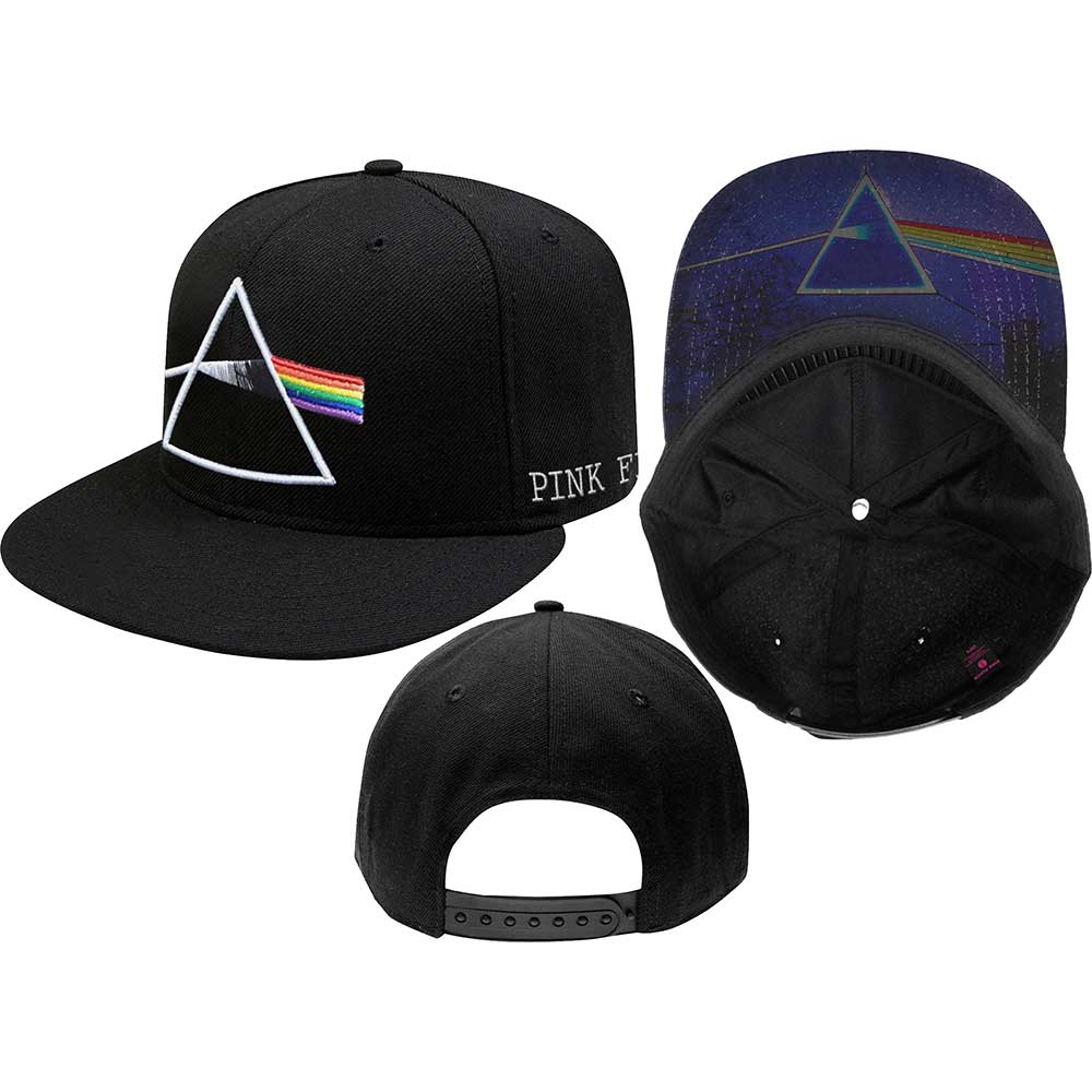 PINK FLOYD UNISEX SNAPBACK CAP: DARK SIDE OF THE MOON by Rock Off Trade