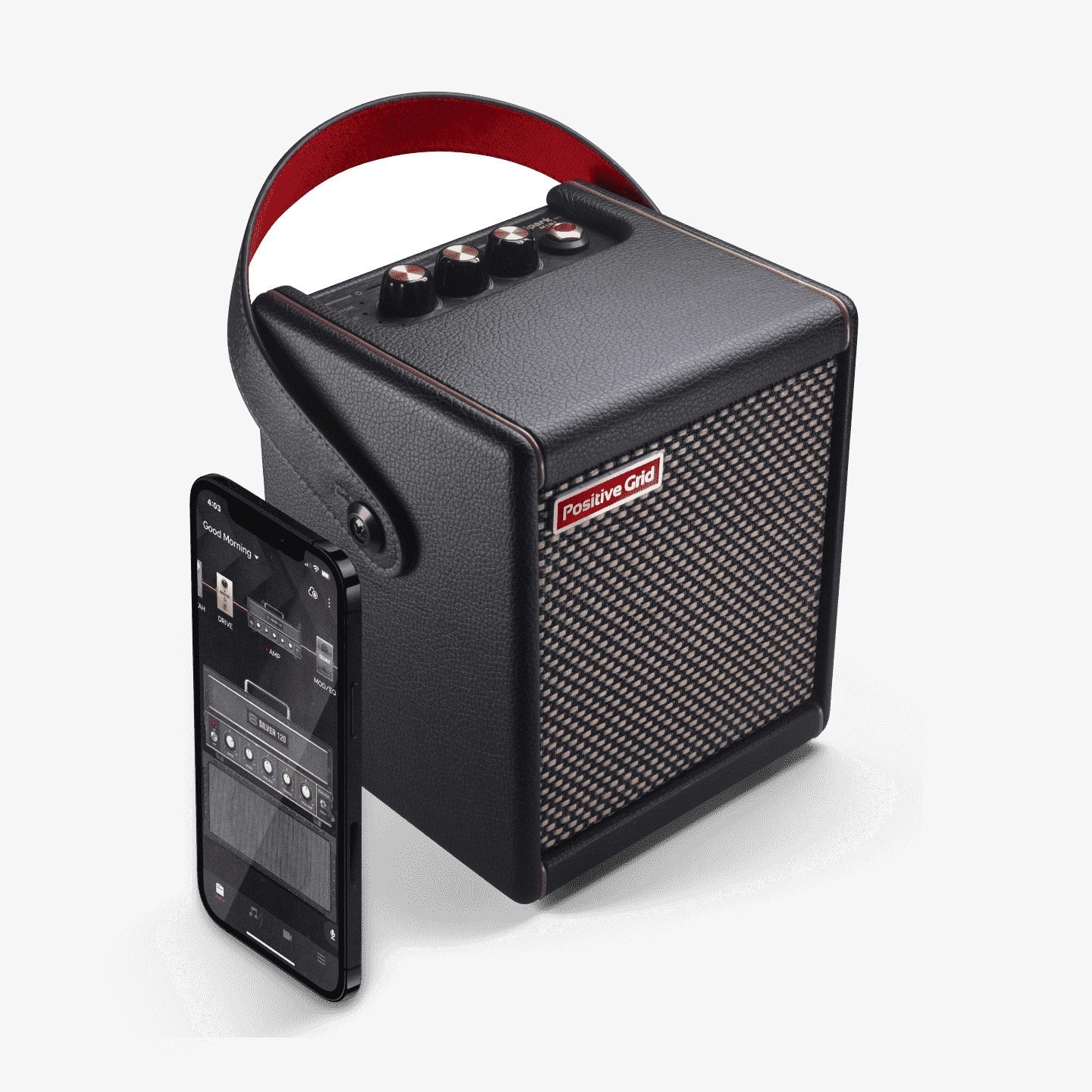Positive Grid 10W Portable Guitar Combo Amp, Black by Coast Music
