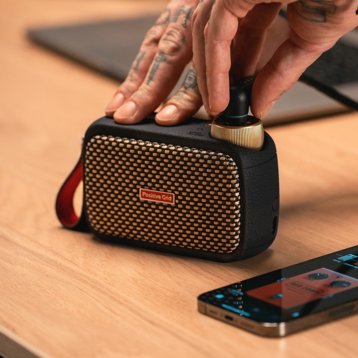 Positive Grid Spark GO Ultra - portable Smart Guitar Amp and Bluetooth Speaker by Coast Music