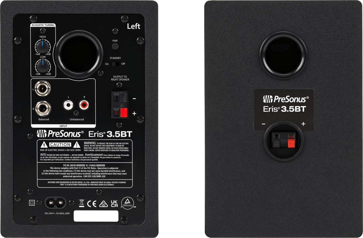 PreSonus® Eris® 3.5BT, Black, NA by FMIC