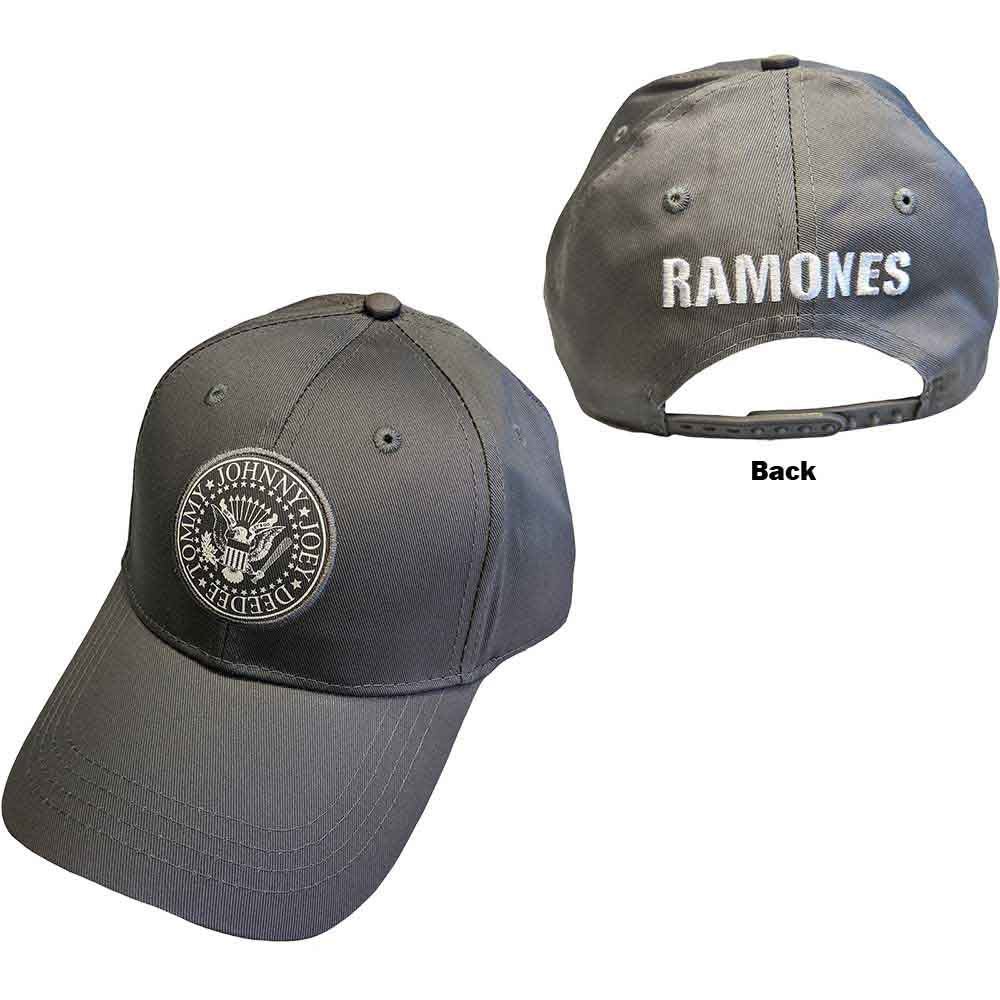 Ramones Unisex Baseball Cap Presidential Seal (Silver Grey) by Rock Off Trade