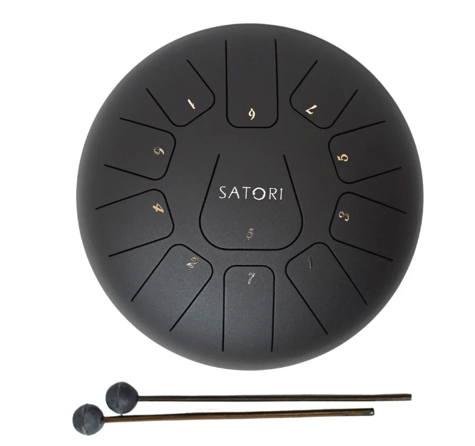SATORI 10" Tongue Drum, Carbon Steel - TDM - THF11 - 10 by Empire Music