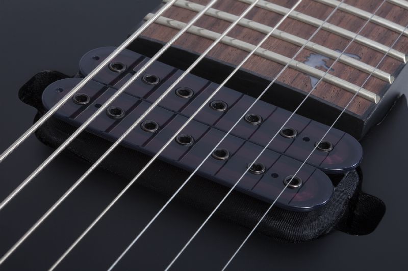 Schecter Damien - 7 7 - String Electric Guitar, Satin Black by Erikson Music