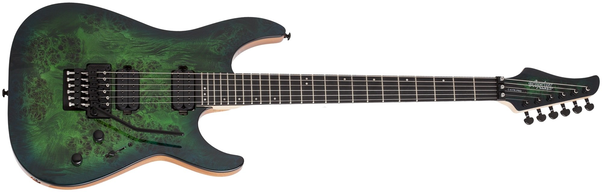 Schecter Pro FR Electric Guitar Aqua Burst by Erikson Music