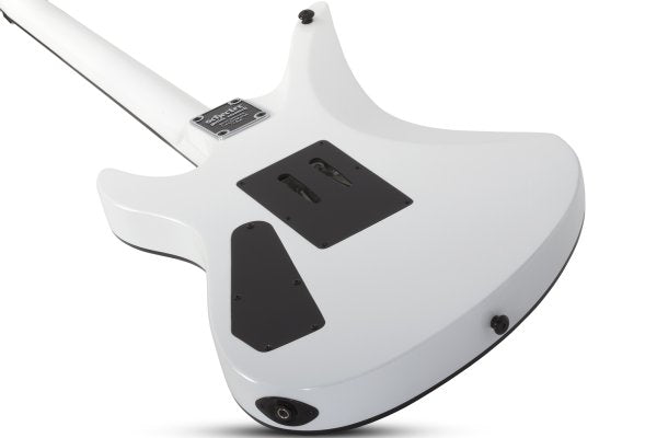 Schecter Synyster Standard Electric Guitar, Gloss White w/Black Pinstripes by Erikson Music