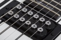Schecter Synyster Standard Electric Guitar, Gloss White w/Black Pinstripes by Erikson Music