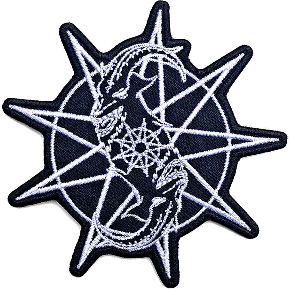 SLIPKNOT STANDARD WOVEN PATCH GOAT STAR by Rock Off Trade
