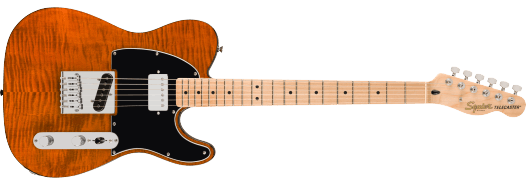 Squier Affinity Series® Telecaster® FMT SH, Maple Fingerboard, Black Pickguard, Mocha by FMIC