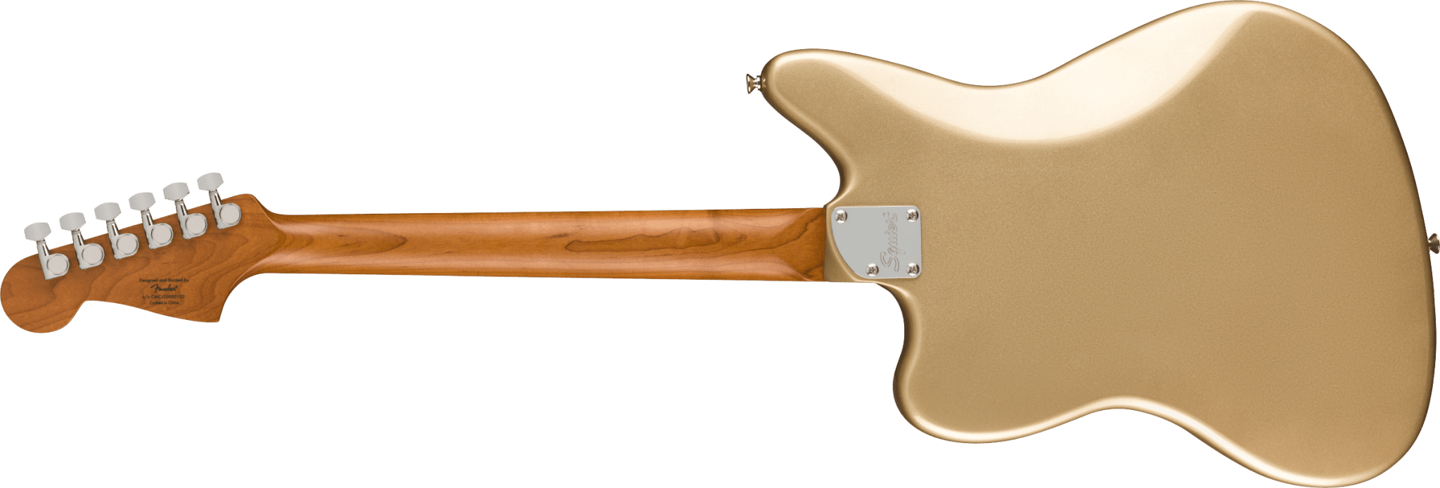 Squier Contemporary Jaguar® HH ST, Laurel Fingerboard, Black Pickguard, Shoreline Gold by FMIC