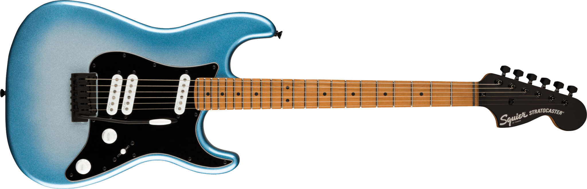 Squier Contemporary Stratocaster® Special, Roasted Maple Fingerboard, Black Pickguard, Sky Burst Metallic by FMIC