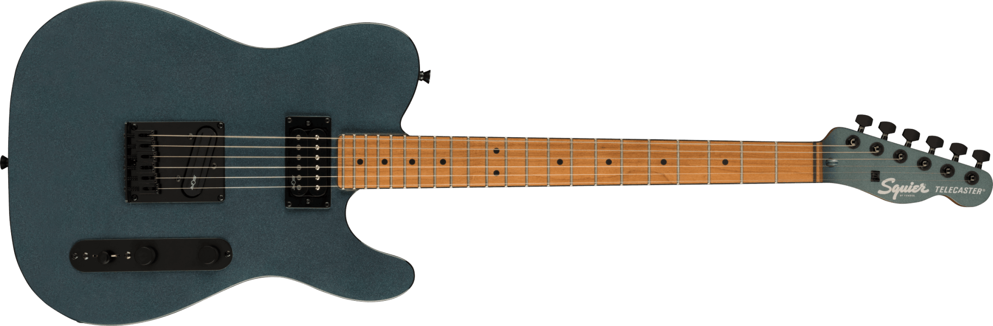 Squier Contemporary Telecaster® RH, Roasted Maple Fingerboard, Gunmetal Metallic by FMIC