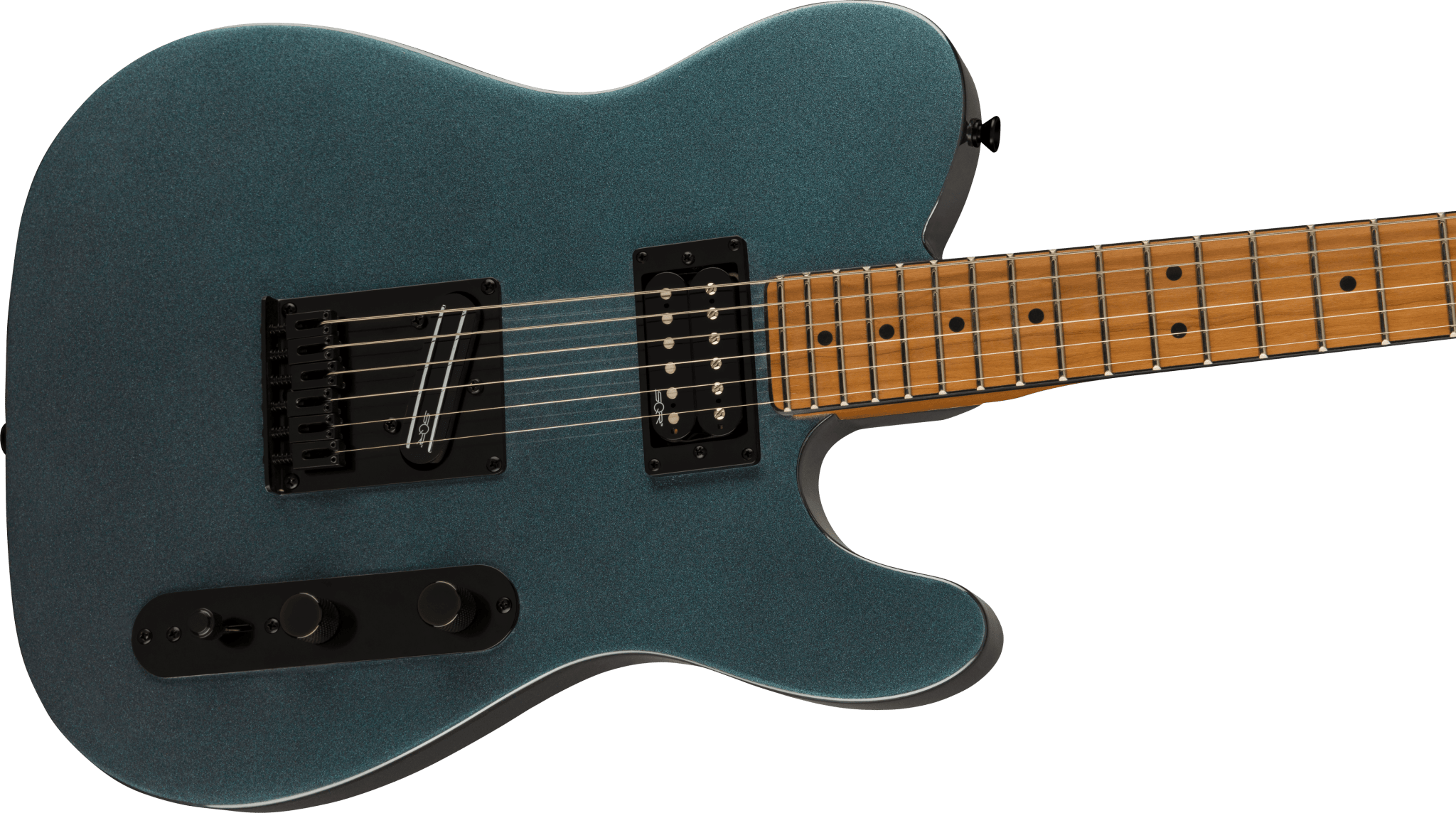 Squier Contemporary Telecaster® RH, Roasted Maple Fingerboard, Gunmetal Metallic by FMIC