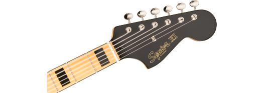 Squier FSR Classic Vibe™ Bass VI, Maple Fingerboard, Black Pickguard, Matching Headstock, Black by FMIC