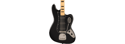 Squier FSR Classic Vibe™ Bass VI, Maple Fingerboard, Black Pickguard, Matching Headstock, Black by FMIC